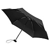 Зонт складной Five, черный, без футляра с нанесением логотипа