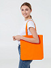 Холщовая сумка Avoska, оранжевая с нанесением логотипа