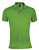 Рубашка поло мужская PATRIOT 200, зеленая с нанесением логотипа