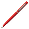 Ручка шариковая Euro Chrome, красная с нанесением логотипа