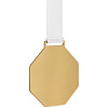 Медаль Steel Octo, золотистая с нанесением логотипа