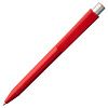 Ручка шариковая Delta, красная с нанесением логотипа