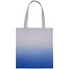 Сумка для покупок Shop Drop, серо-синий градиент с нанесением логотипа