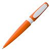 Ручка шариковая Calypso, оранжевая с нанесением логотипа
