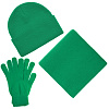 Перчатки Urban Flow, зеленые с нанесением логотипа
