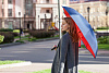 Зонт наоборот Style, трость, черный с нанесением логотипа