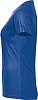 Футболка женская SPORTY WOMEN 140, ярко-синяя с нанесением логотипа
