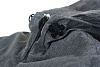 Куртка женская ELIZABETH, черный меланж с нанесением логотипа
