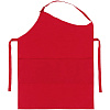 Фартук Attika, красный с нанесением логотипа