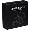 Беспроводные наушники Sonic Sense, черные с нанесением логотипа