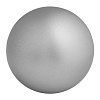 Антистресс-мяч Mash, серебристый с нанесением логотипа