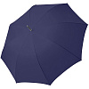 Зонт-трость Fiber Flex, темно-синий с нанесением логотипа