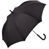 Зонт-трость Fashion, черный с нанесением логотипа