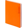 Ежедневник Tact, недатированный, оранжевый с нанесением логотипа