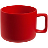 Чашка Jumbo, матовая, красная с нанесением логотипа