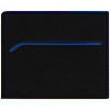 Картхолдер Multimo, черный с синим с нанесением логотипа