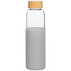 Бутылка для воды Onflow, серая с нанесением логотипа