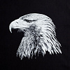 Холщовая сумка Like an Eagle, черная с нанесением логотипа