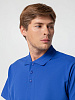 Рубашка поло мужская SPRING 210, ярко-синяя (royal) с нанесением логотипа
