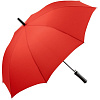 Зонт-трость Lanzer, красный с нанесением логотипа