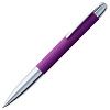 Ручка шариковая Arc Soft Touch, фиолетовая с нанесением логотипа