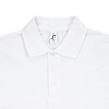 Рубашка поло мужская SPRING 210, белая с нанесением логотипа