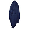 Куртка бомбер унисекс REMINGTON, темно-синяя с нанесением логотипа