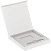 Коробка Memoria под ежедневник и ручку, белая с нанесением логотипа