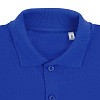 Рубашка поло детская Virma Kids, ярко-синяя с нанесением логотипа