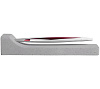 Вечная ручка Aero, красная с нанесением логотипа