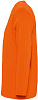 Футболка с длинным рукавом Monarch 150, оранжевая с нанесением логотипа