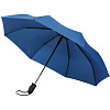 Складной зонт Magic с проявляющимся рисунком, синий с нанесением логотипа