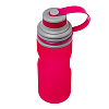 Бутылка для воды Fresh, розовая с нанесением логотипа