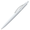 Ручка шариковая Prodir DS2 PPP, белая с нанесением логотипа