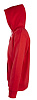 Толстовка мужская на молнии с капюшоном Seven Men, красная с нанесением логотипа