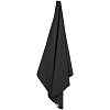 Спортивное полотенце Vigo Small, черное с нанесением логотипа