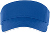 Козырек Ace, ярко-синий с белым с нанесением логотипа