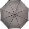 Зонт складной Hard Work с проявляющимся рисунком, серый с нанесением логотипа