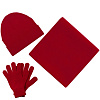 Перчатки Real Talk, красные с нанесением логотипа