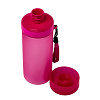 Бутылка для воды Simple, розовая с нанесением логотипа