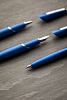 Ручка шариковая PF Two, синяя с нанесением логотипа
