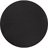 Сервировочная салфетка Satiness, круглая, черная с нанесением логотипа