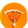 Леденец Lollifruit, оранжевый с апельсином с нанесением логотипа