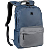 Рюкзак Photon с водоотталкивающим покрытием, голубой с серым с нанесением логотипа