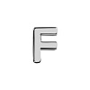 Элемент брелка-конструктора «Буква F» с нанесением логотипа