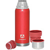 Термос «Арктика Hammerite 750», красный с нанесением логотипа