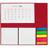 Календарь настольный Grade, красный с нанесением логотипа