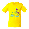 Футболка детская Roller Skates, желтая с нанесением логотипа