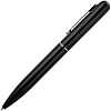 Ручка шариковая Scribo, черная с нанесением логотипа