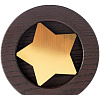 Стела Constanta Dark, с золотистой звездой с нанесением логотипа
